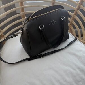 Coach Black Leather Satchel